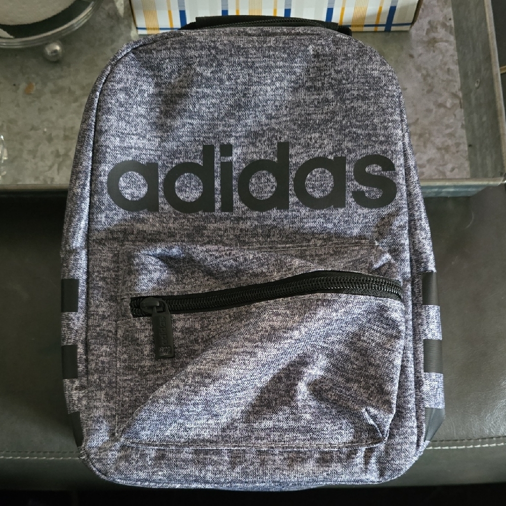 Adidas Heathered Black Cooler/Lunch Bag
